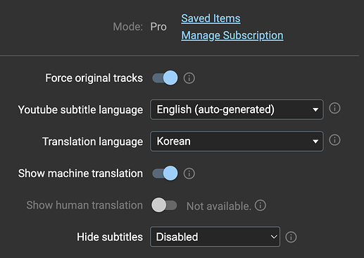 LR Settings of English video with en dash in Translations